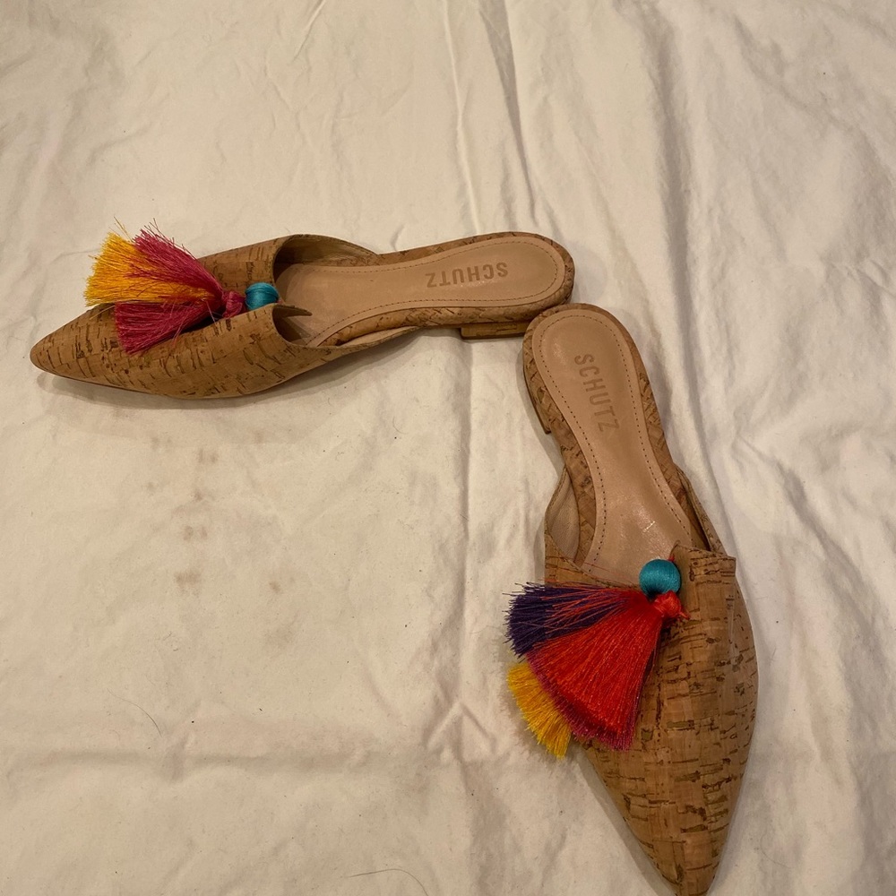 Schutz cork mules